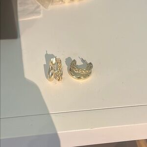 Elegant Gold Hoop Earrings